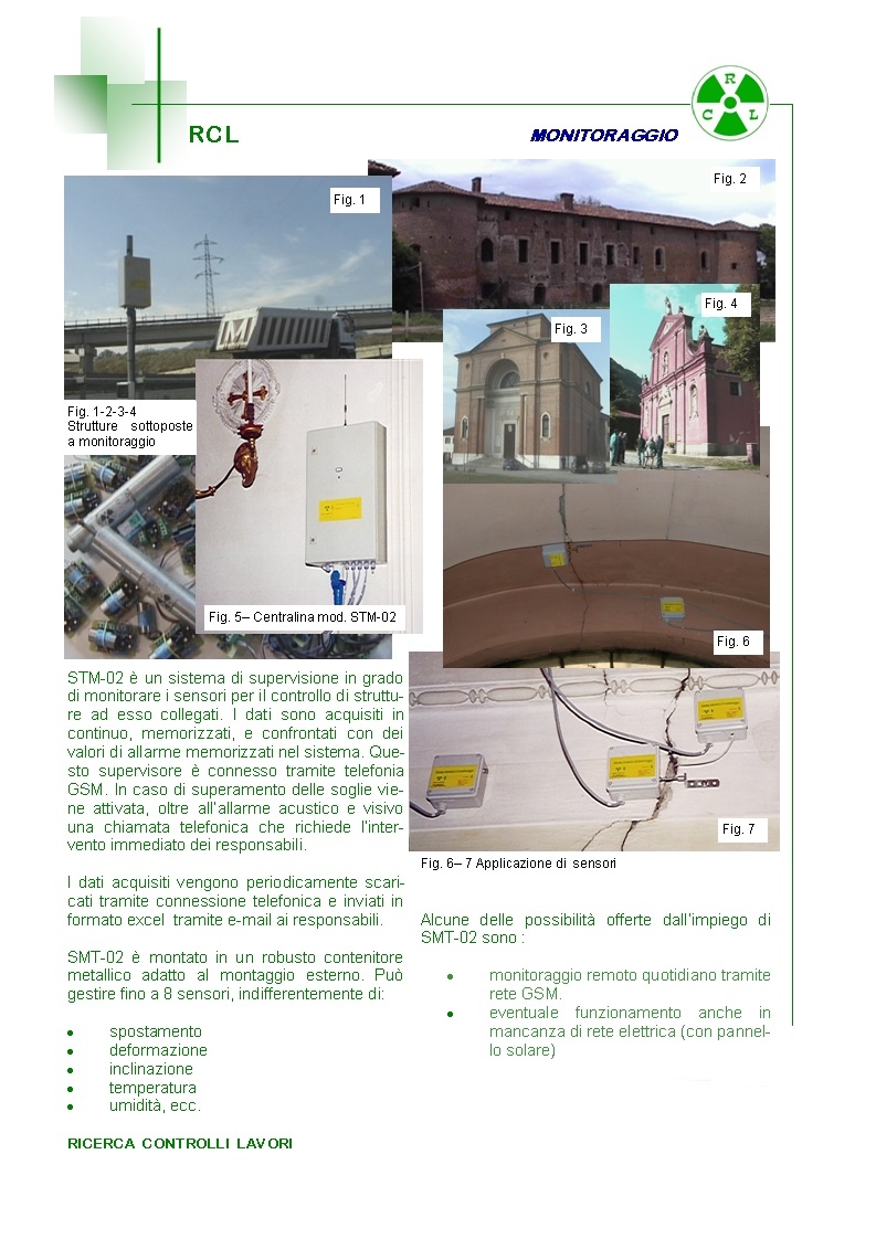 RCL Ricerca Controlli Lavori nel settore Civile: Monitoraggio